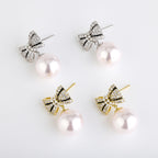 The Bow Pearl Earrings